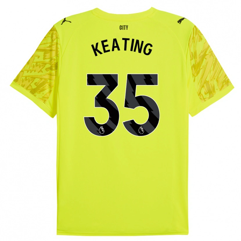 Danxen Femme Khiara Keating #35 Maillot de Gardien Jaune Orange Noir 2025/26 T-shirt