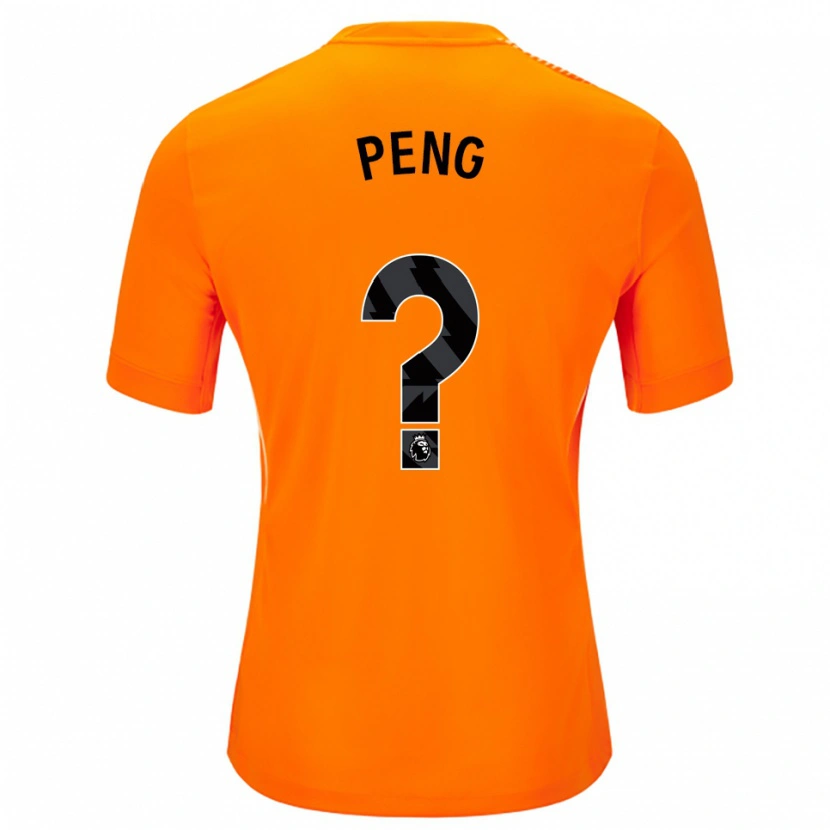 Danxen Femme Livia Peng #0 Maillot de Gardien Orange Noir 2025/26 T-shirt