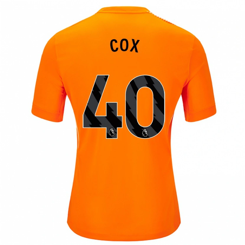 Danxen Femme Katie Cox #40 Maillot de Gardien Orange Noir 2025/26 T-shirt