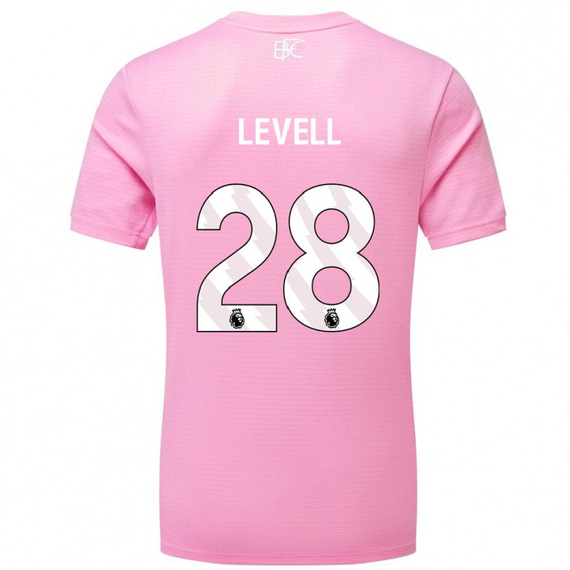 Danxen Femme Kirstie Levell #28 Maillot de Gardien Blanc Rose 2025/26 T-shirt