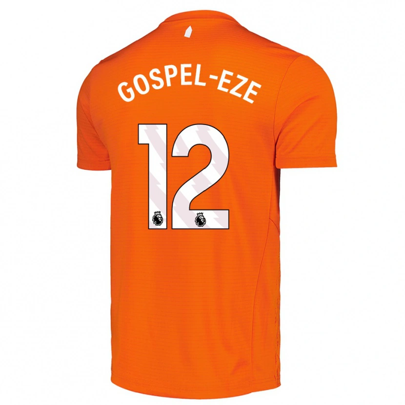 Danxen Femme Goodness Gospel-Eze #12 Maillot de Gardien Orange Noir 2025/26 T-shirt