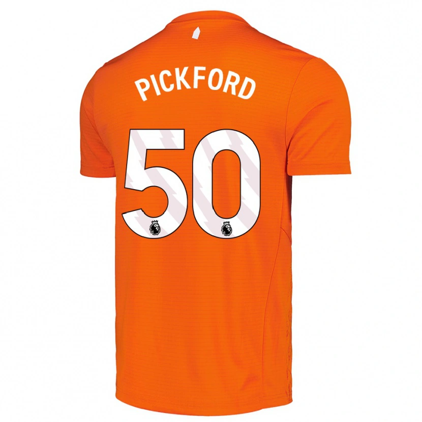 Danxen Femme George Pickford #50 Maillot de Gardien Orange Noir 2025/26 T-shirt