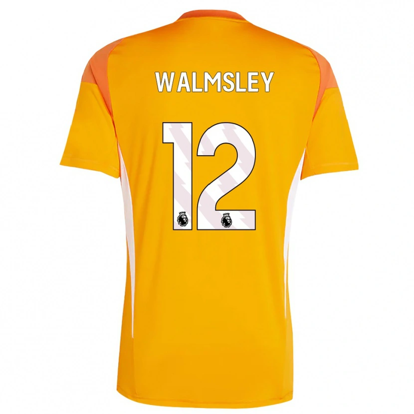 Danxen Femme Joseph Walmsley #12 Maillot de Gardien Blanc Orange 2025/26 T-shirt