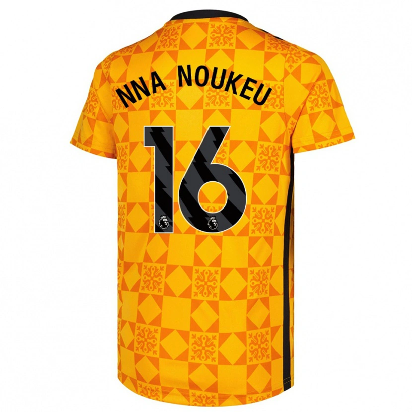 Danxen Femme Blondy Nna Noukeu #16 Maillot de Gardien Jaune Noir 2025/26 T-shirt