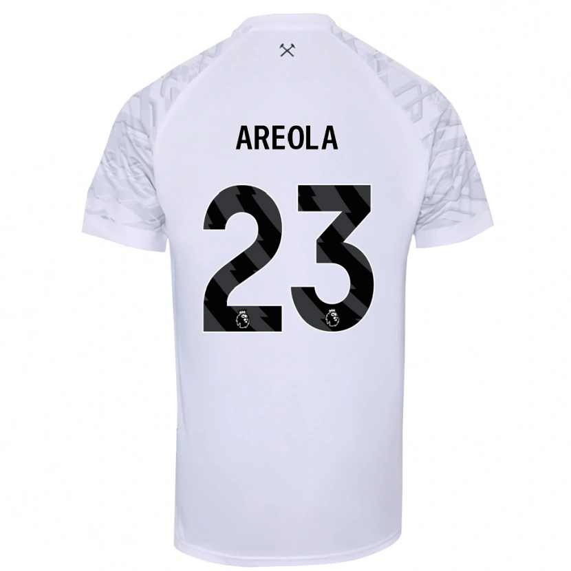 Danxen Femme Alphonse Areola #23 Maillot de Gardien Noir Blanc 2025/26 T-shirt
