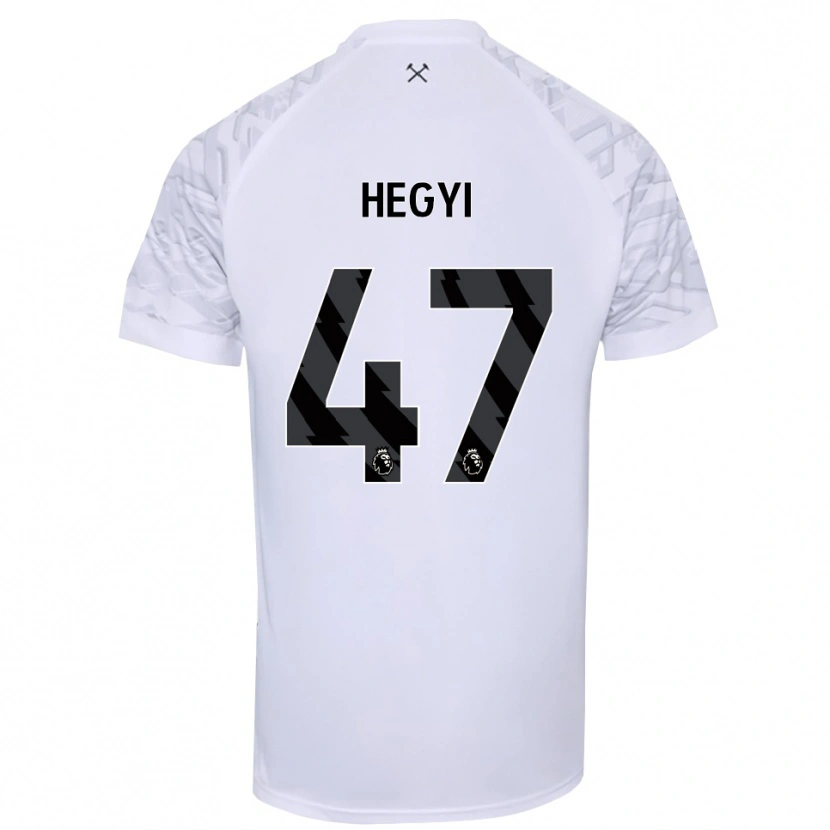 Danxen Femme Krisztián Hegyi #47 Maillot de Gardien Noir Blanc 2025/26 T-shirt