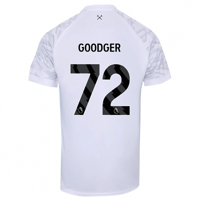 Danxen Femme Tommy Goodger #72 Maillot de Gardien Noir Blanc 2025/26 T-shirt