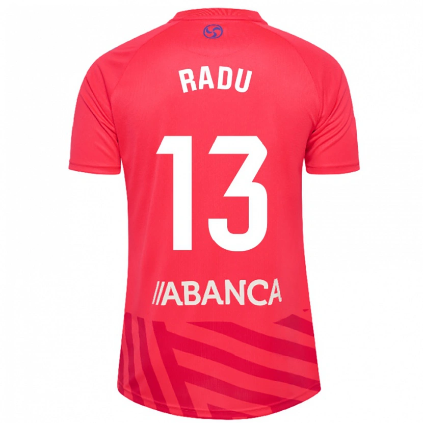 Danxen Femme Ionuț Radu #13 Maillot de Gardien Rouge Blanc 2025/26 T-shirt