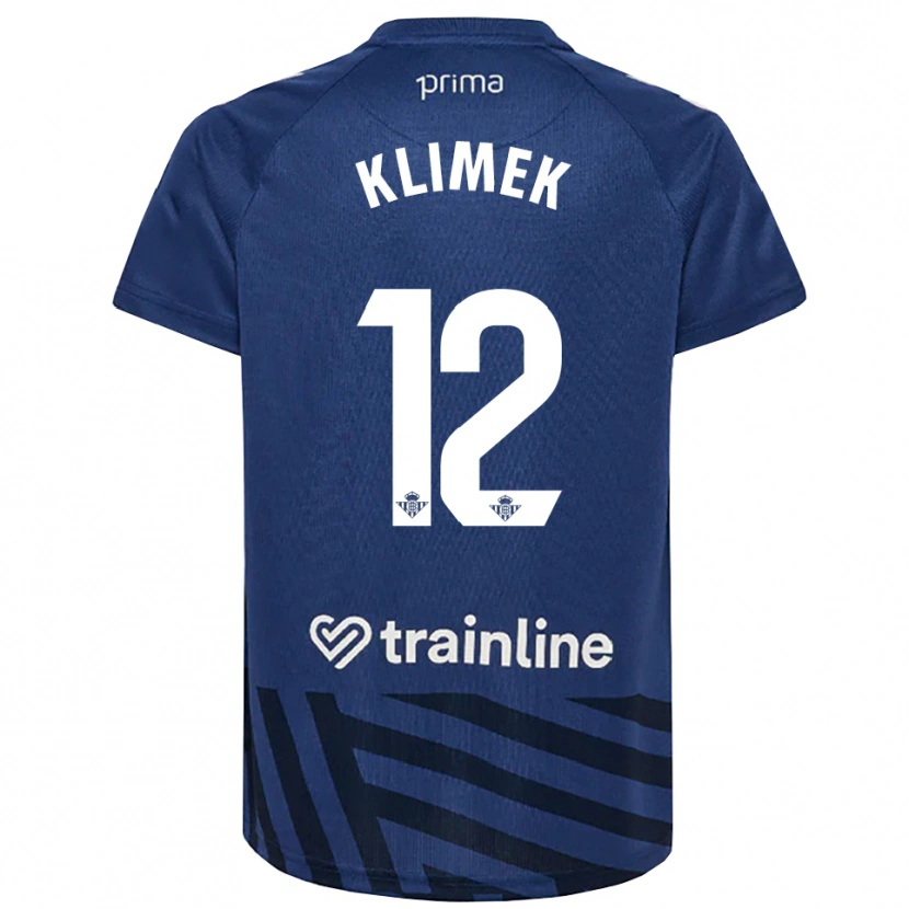 Danxen Femme Bruno Klimek #12 Maillot de Gardien Bleu Roi Blanc 2025/26 T-shirt
