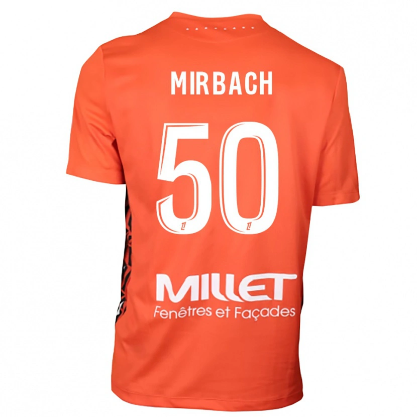 Danxen Femme Alexis Mirbach #50 Maillot de Gardien Orange Blanc 2025/26 T-shirt