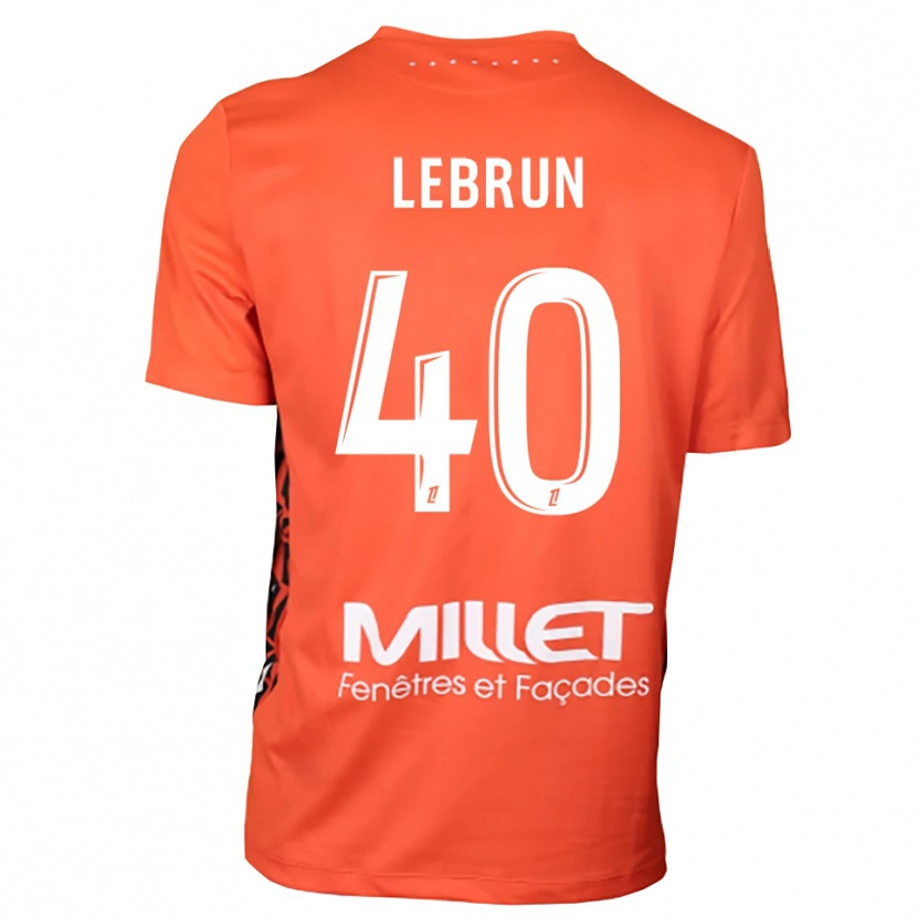 Danxen Femme Lisa Lebrun #40 Maillot de Gardien Orange Blanc 2025/26 T-shirt