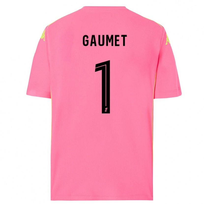 Danxen Femme Noa Gaumet #1 Maillot de Gardien Rose Fluo Noir 2025/26 T-shirt