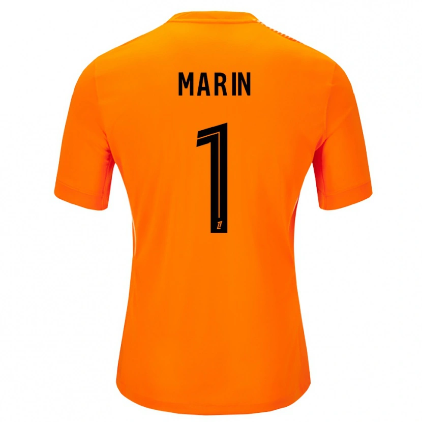 Danxen Femme Renato Marin #1 Maillot de Gardien Orange Noir 2025/26 T-shirt