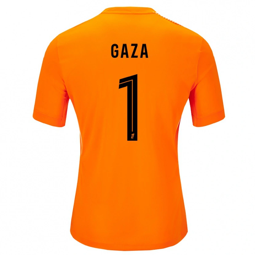 Danxen Femme Johnny Gaza #1 Maillot de Gardien Orange Noir 2025/26 T-shirt