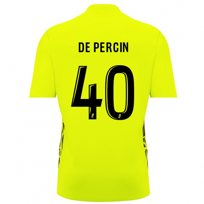 Danxen Femme Théo De Percin #40 Maillot de Gardien Vert Fluorescent 2025/26 T-shirt