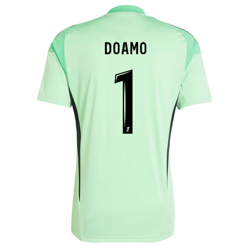 Danxen Femme Isaac Doamo #1 Maillot de Gardien Vert Clair Noir 2025/26 T-shirt