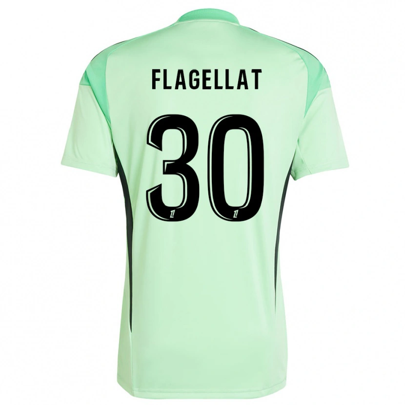 Danxen Femme Alizée Flagellat #30 Maillot de Gardien Vert Clair Noir 2025/26 T-shirt