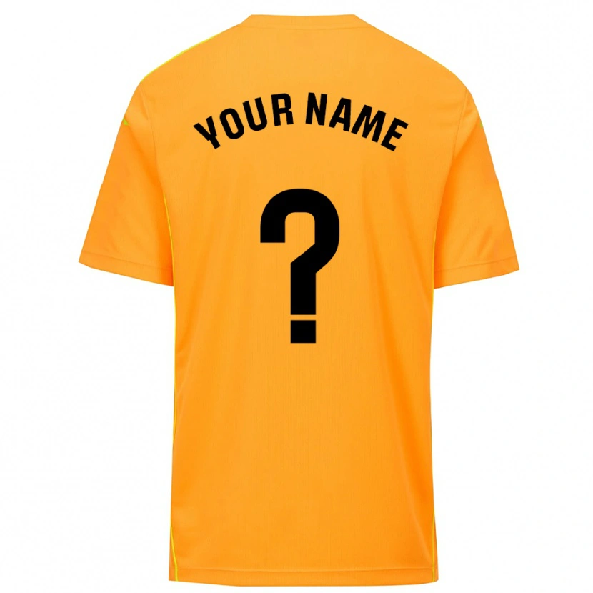 Danxen Femme Real Valladolid Maillot de Gardien Orange Noir 2025/26 T-shirt