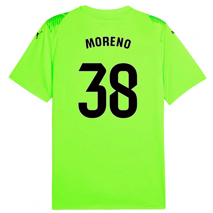 Danxen Femme Gerard Moreno #38 Maillot de Gardien Vert Gazon 2025/26 T-shirt