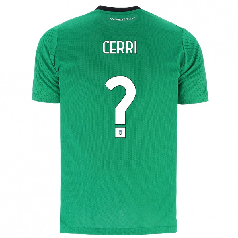 Danxen Femme Jacopo Cerri #0 Maillot de Gardien Vert Émeraude 2025/26 T-shirt