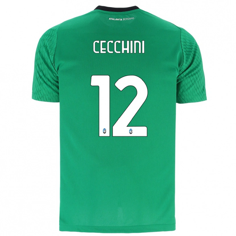 Danxen Femme Filippo Cecchini #12 Maillot de Gardien Vert Émeraude 2025/26 T-shirt