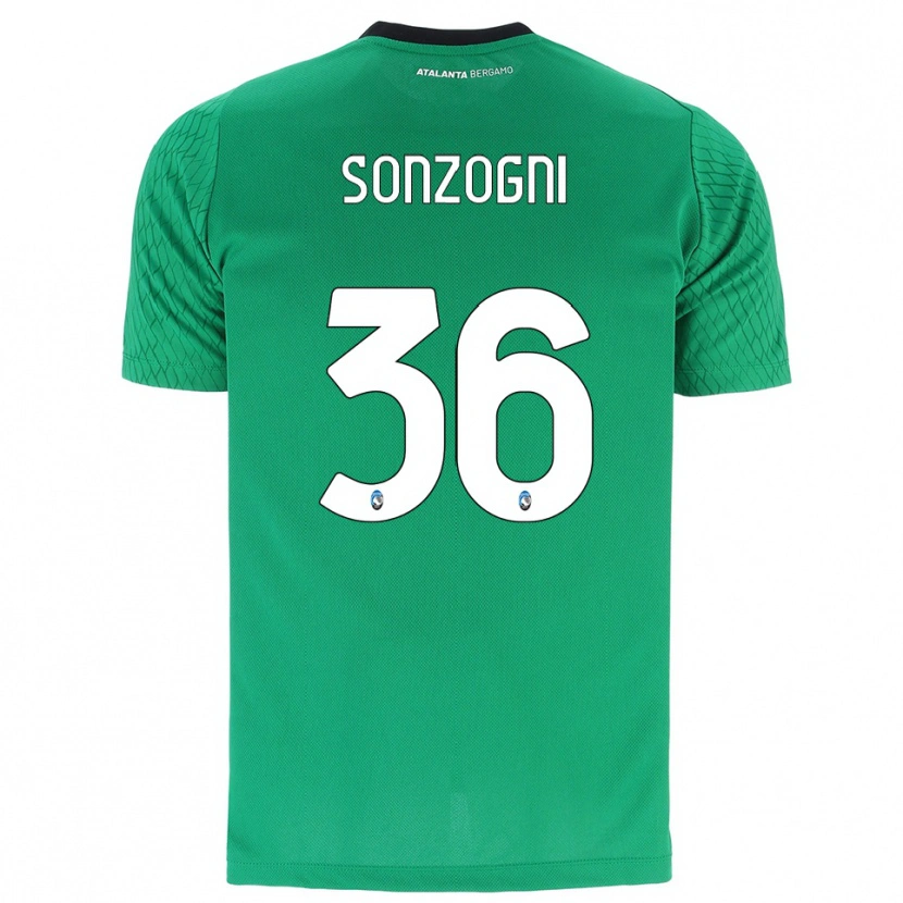 Danxen Femme Mattia Sonzogni #36 Maillot de Gardien Vert Émeraude 2025/26 T-shirt