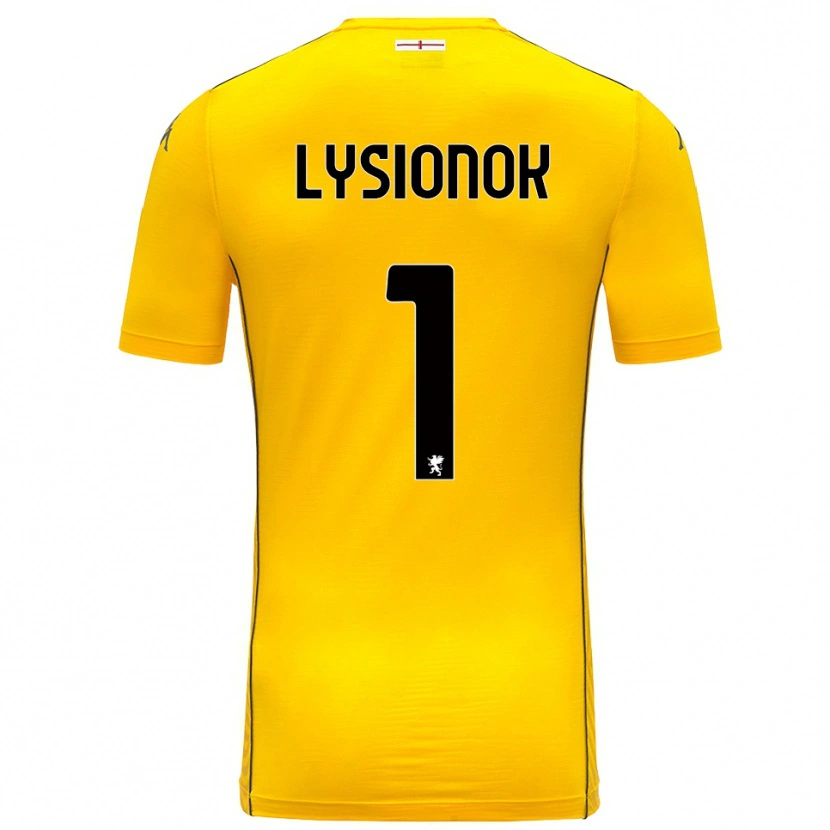 Danxen Femme Ernestas Lysionok #1 Maillot de Gardien Jaune Foncé Noir 2025/26 T-shirt