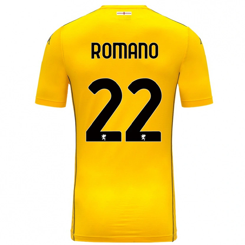 Danxen Femme Andrew Romano #22 Maillot de Gardien Jaune Foncé Noir 2025/26 T-shirt