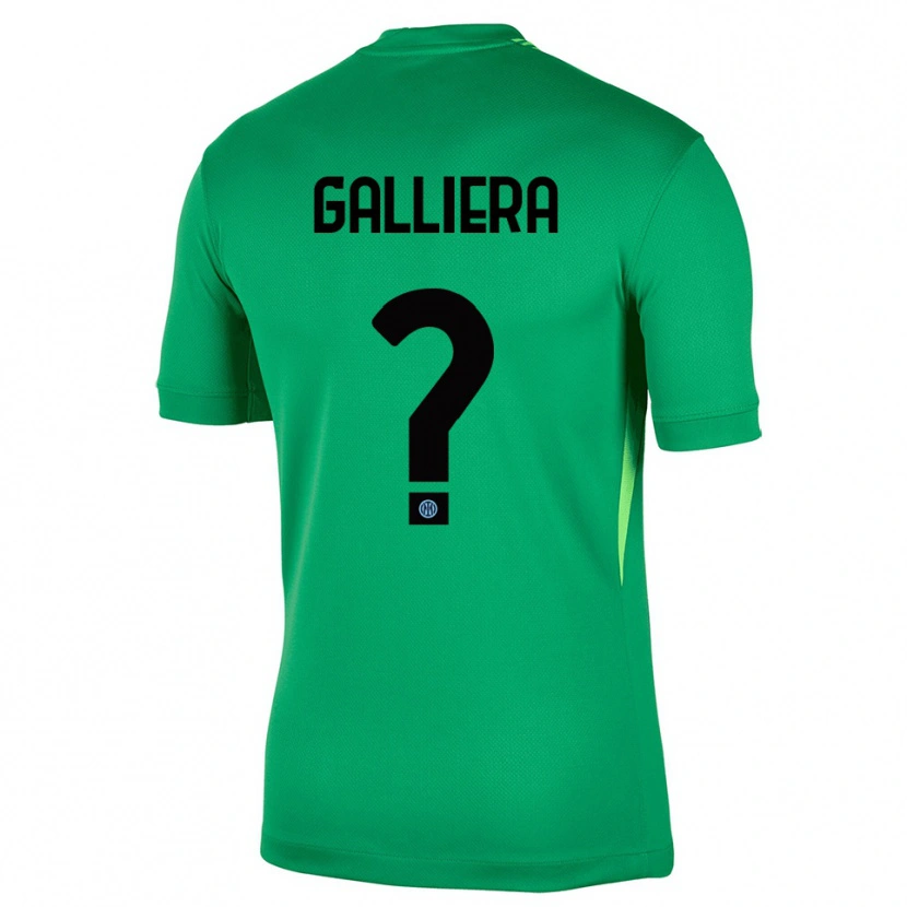 Danxen Femme Carlo Galliera #0 Maillot de Gardien Vert Clair Noir 2025/26 T-shirt