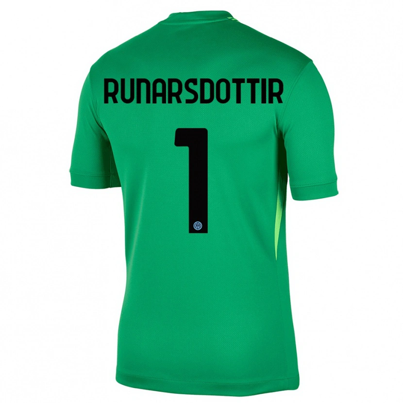 Danxen Femme Cecilía Rán Rúnarsdóttir #1 Maillot de Gardien Vert Clair Noir 2025/26 T-shirt