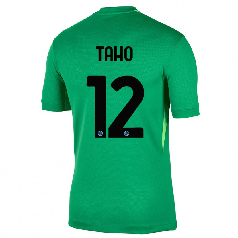 Danxen Femme Alain Taho #12 Maillot de Gardien Vert Clair Noir 2025/26 T-shirt