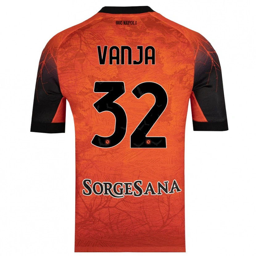 Danxen Femme Vanja Milinković-Savić #32 Maillot de Gardien Orange Rouge Noir 2025/26 T-shirt