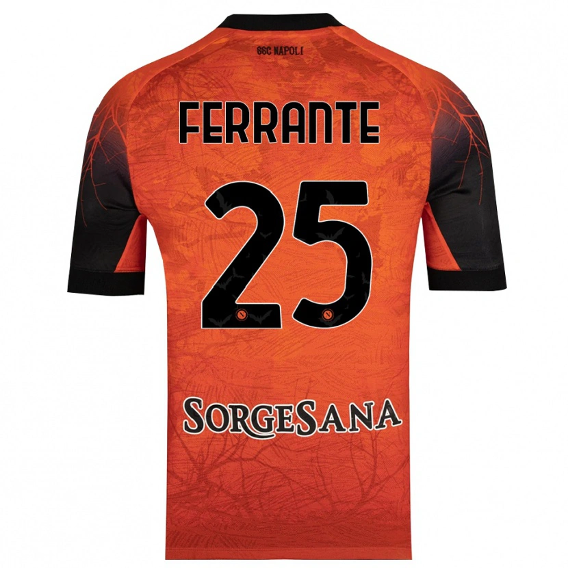 Danxen Femme Mathias Ferrante #25 Maillot de Gardien Orange Rouge Noir 2025/26 T-shirt