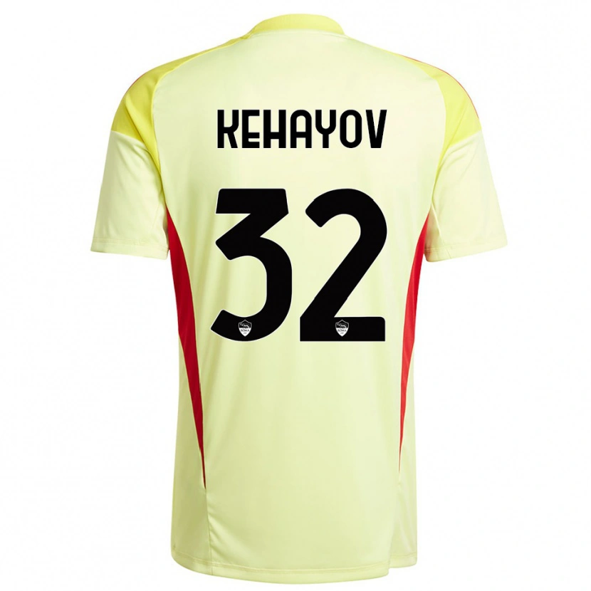 Danxen Femme Atanas Kehayov #32 Maillot de Gardien Jaune Clair Orange 2025/26 T-shirt