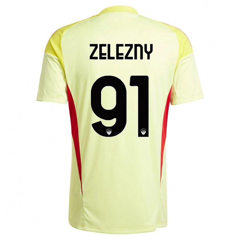 Danxen Femme Radoslaw Zelezny #91 Maillot de Gardien Jaune Clair Orange 2025/26 T-shirt