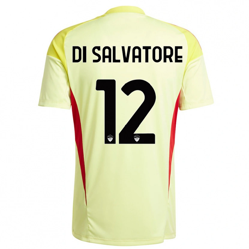Danxen Femme Diego Di Salvatore #12 Maillot de Gardien Jaune Clair Orange 2025/26 T-shirt