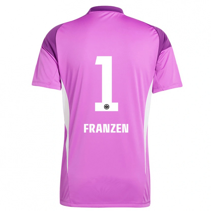 Danxen Femme Marlon Franzen #1 Maillot de Gardien Blanc Lilas 2025/26 T-shirt