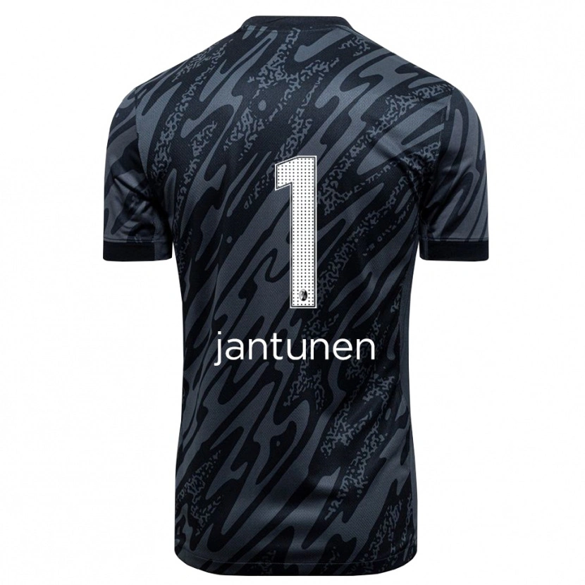 Danxen Femme Jaaso Jantunen #1 Maillot de Gardien Noir Blanc 2025/26 T-shirt