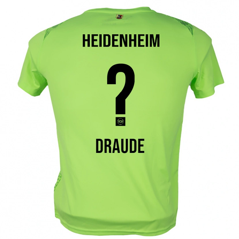 Danxen Femme Michel Draude #0 Maillot de Gardien Vert Pâle 2025/26 T-shirt