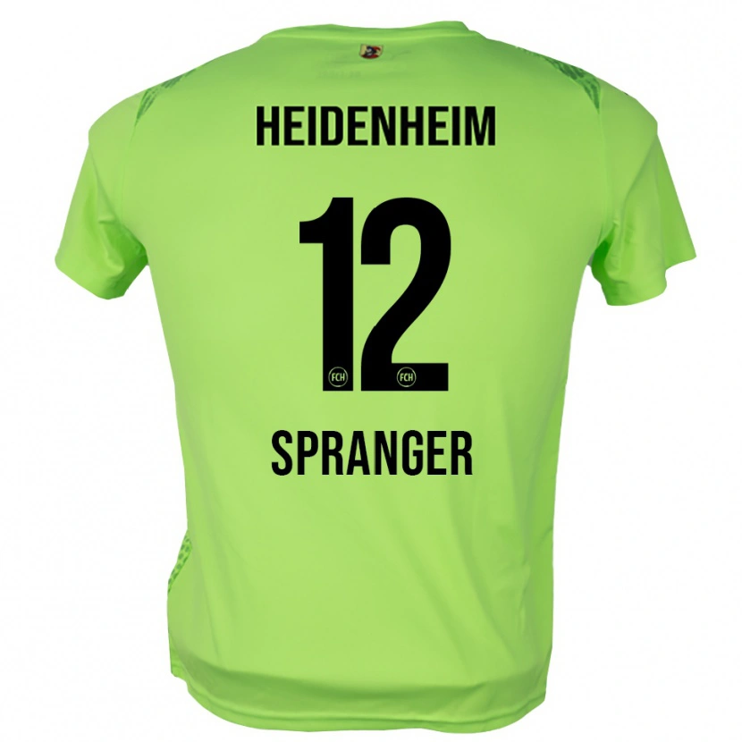 Danxen Femme Luke Spranger #12 Maillot de Gardien Vert Pâle 2025/26 T-shirt