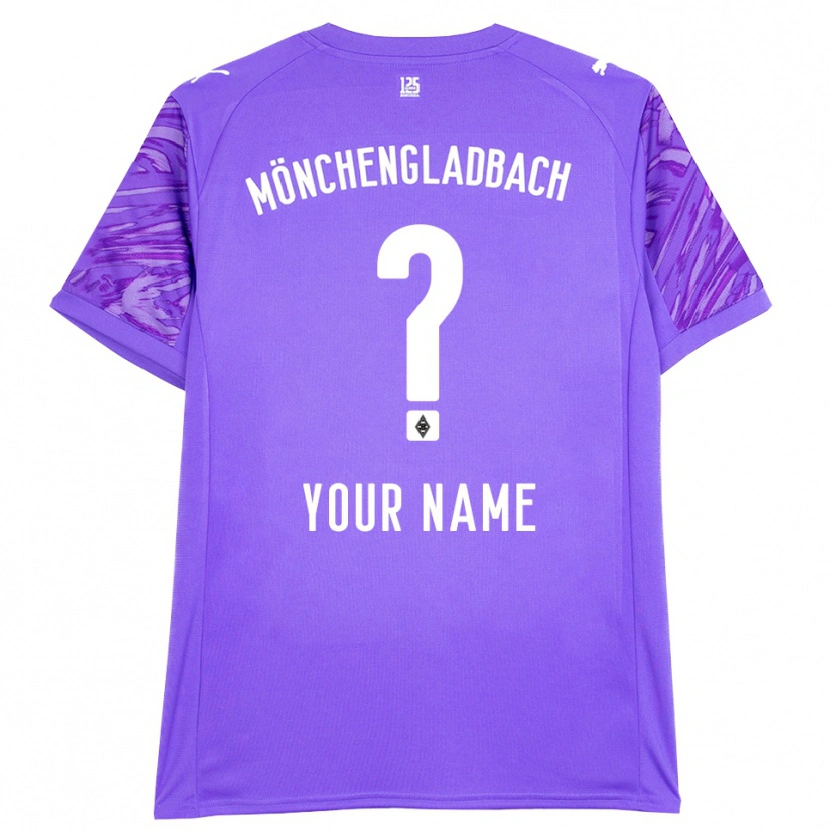 Danxen Femme Borussia Monchengladbach Maillot de Gardien Blanc Lilas 2025/26 T-shirt