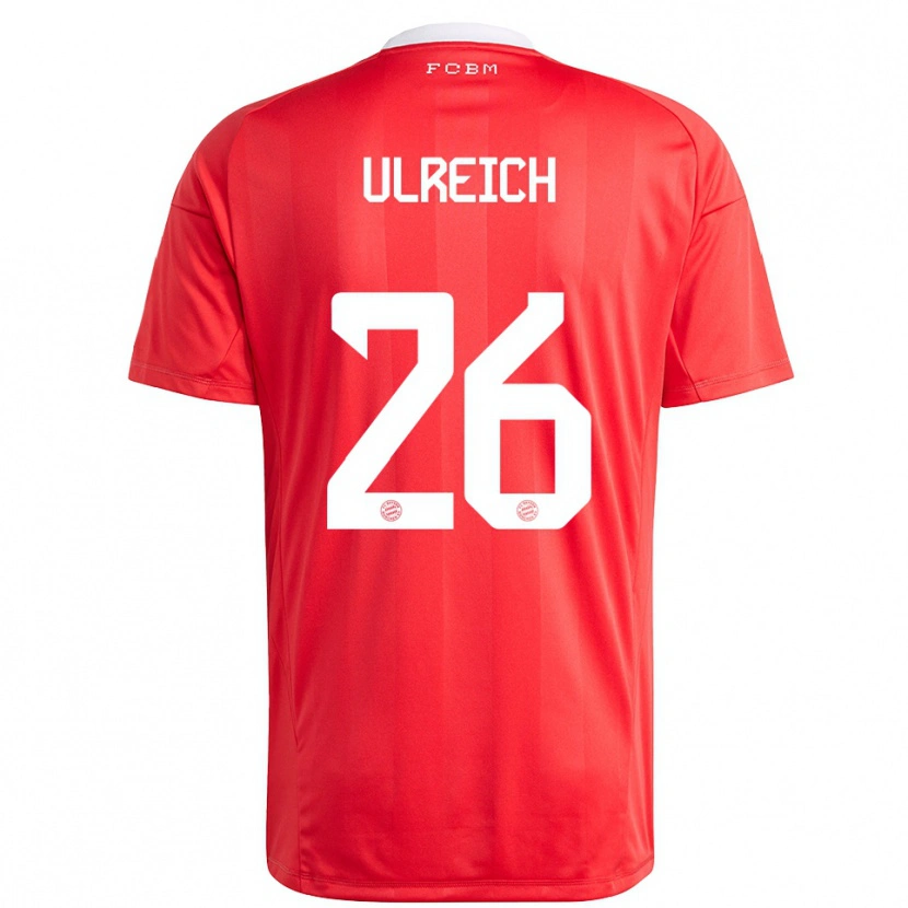 Danxen Femme Sven Ulreich #26 Maillot de Gardien Rouge Blanc 2025/26 T-shirt
