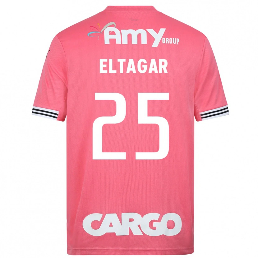Danxen Femme Barak Eltagar #25 Maillot de Gardien Blanc Rose 2025/26 T-shirt