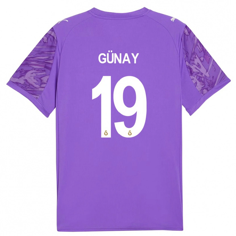 Danxen Femme Günay Güvenç #19 Maillot de Gardien Blanc Violet 2025/26 T-shirt