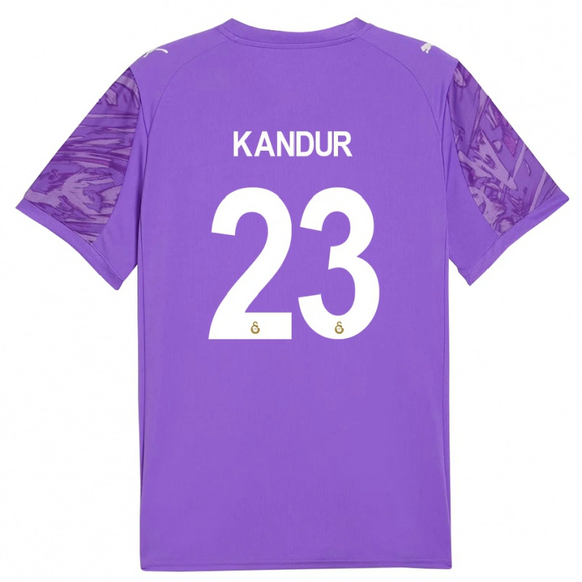 Danxen Femme Müge Kandur #23 Maillot de Gardien Blanc Violet 2025/26 T-shirt