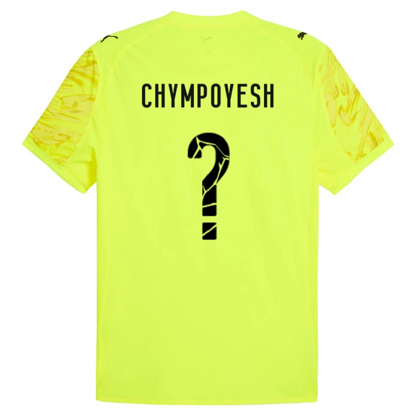 Danxen Femme Vladyslav Chympoyesh #0 Maillot de Gardien Vert Jaune 2025/26 T-shirt