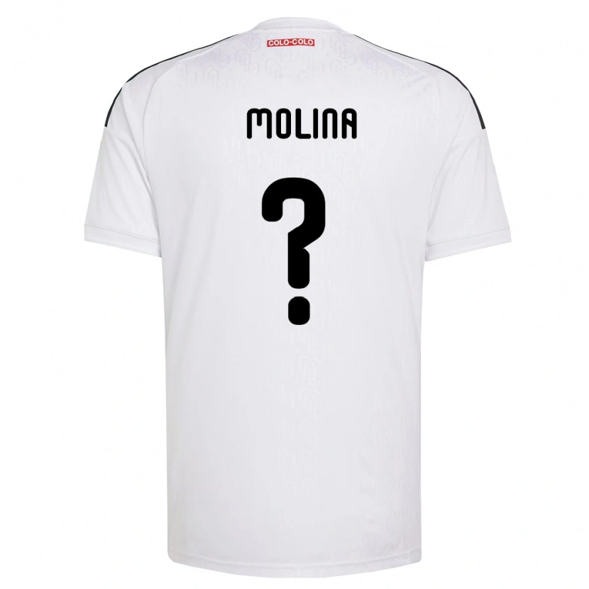 Danxen Enfant Maillot Byron Molina #0 Blanc Noir Tenues Domicile 2026/27 T-Shirt