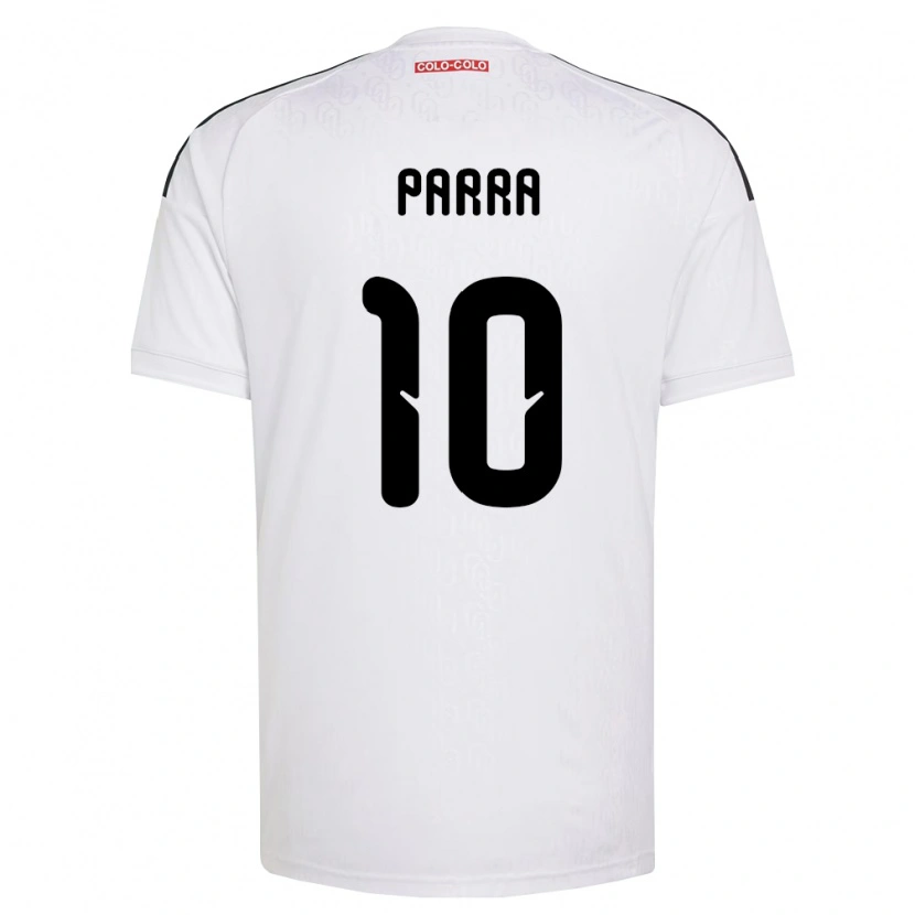 Danxen Enfant Maillot Pablo Parra #10 Blanc Noir Tenues Domicile 2026/27 T-Shirt