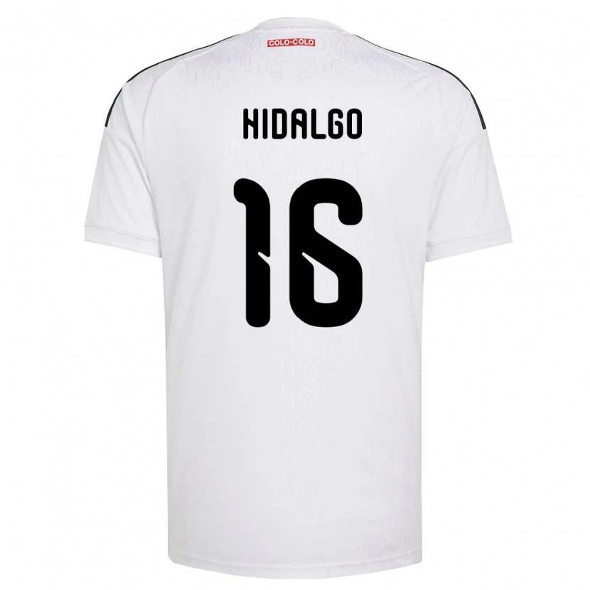 Danxen Enfant Maillot Fernanda Hidalgo #16 Blanc Noir Tenues Domicile 2026/27 T-Shirt