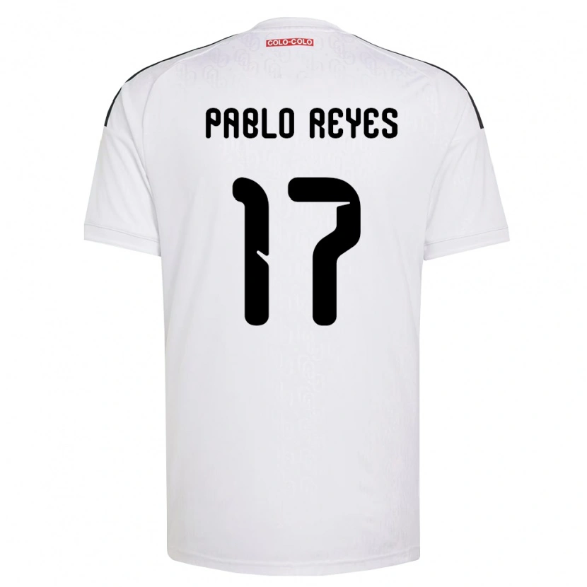 Danxen Enfant Maillot Juan Pablo Reyes #17 Blanc Noir Tenues Domicile 2026/27 T-Shirt
